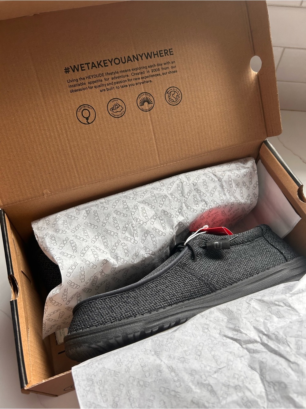 Hey Dude shoes Men charcoal grey